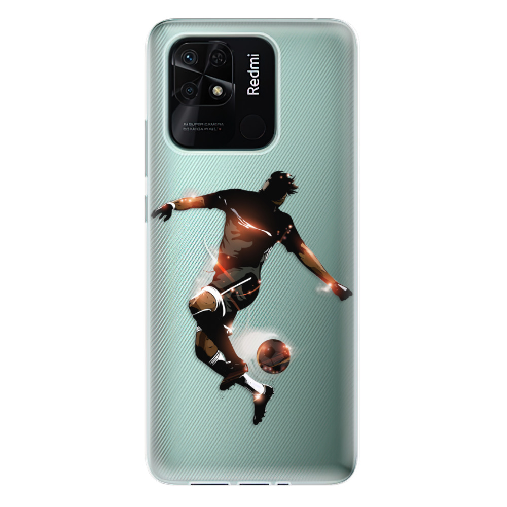 Silikonové odolné pouzdro iSaprio - Fotball 01 na mobil Xiaomi Redmi 10C (Silikonový odolný kryt, obal, pouzdro iSaprio - Fotball 01 na mobilní telefon Xiaomi Redmi 10C)