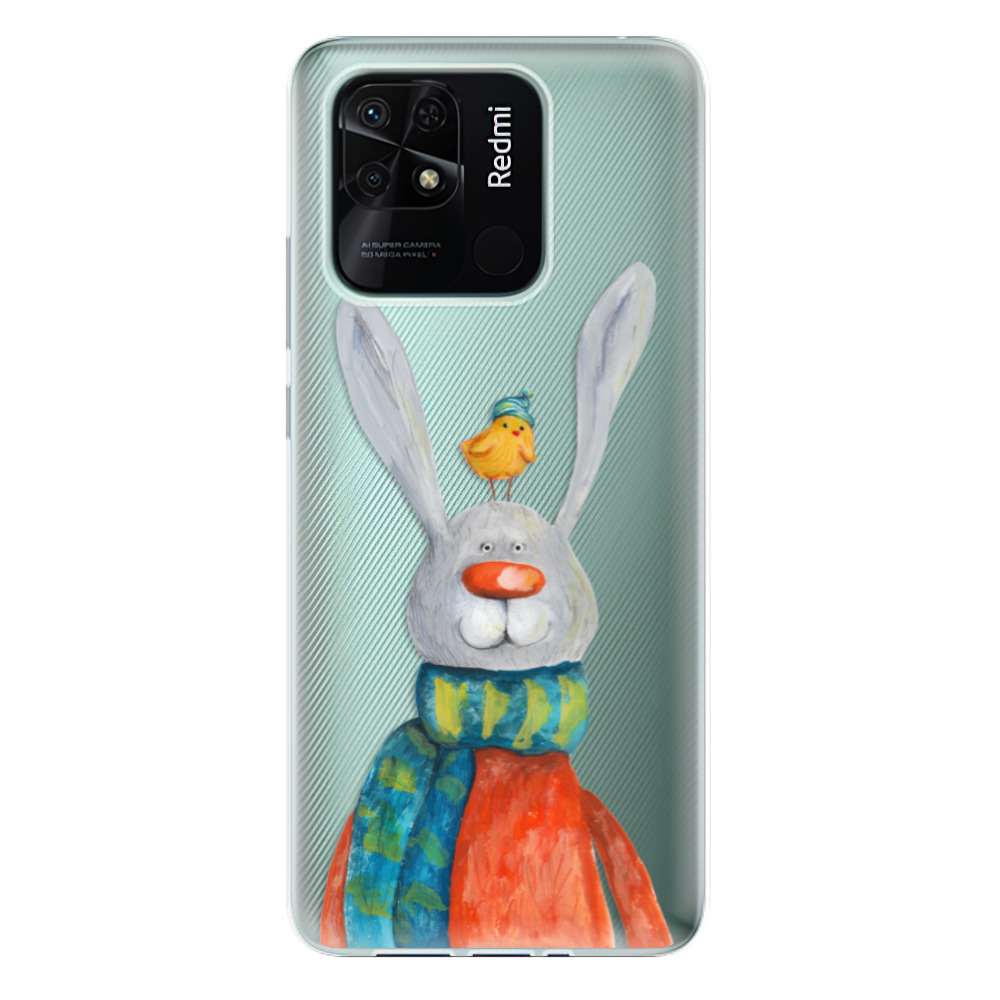 Odolné silikonové pouzdro iSaprio - Rabbit And Bird - Xiaomi Redmi 10C