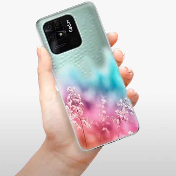 Silikonové pouzdro iSaprio - Xiaomi Redmi 10C - Rainbow Grass