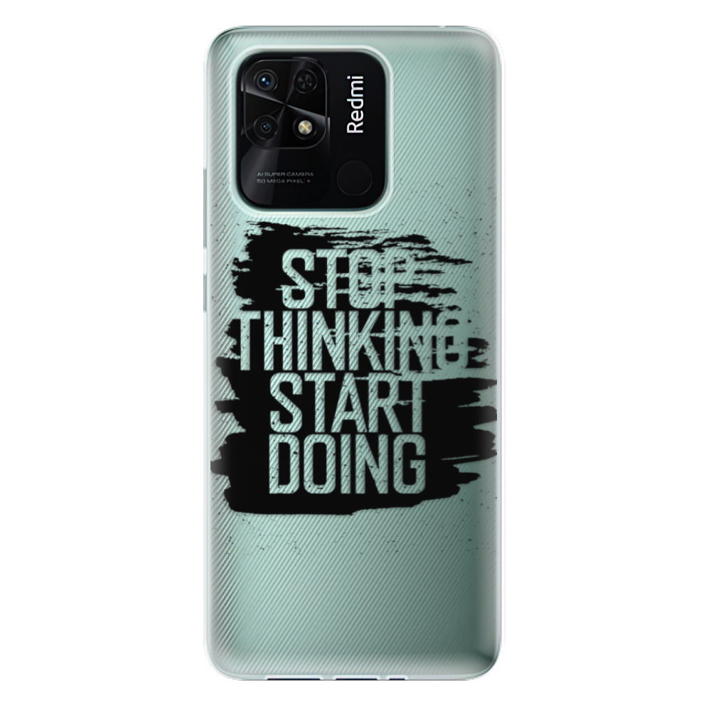 Odolné silikonové pouzdro iSaprio - Start Doing - black - Xiaomi Redmi 10C