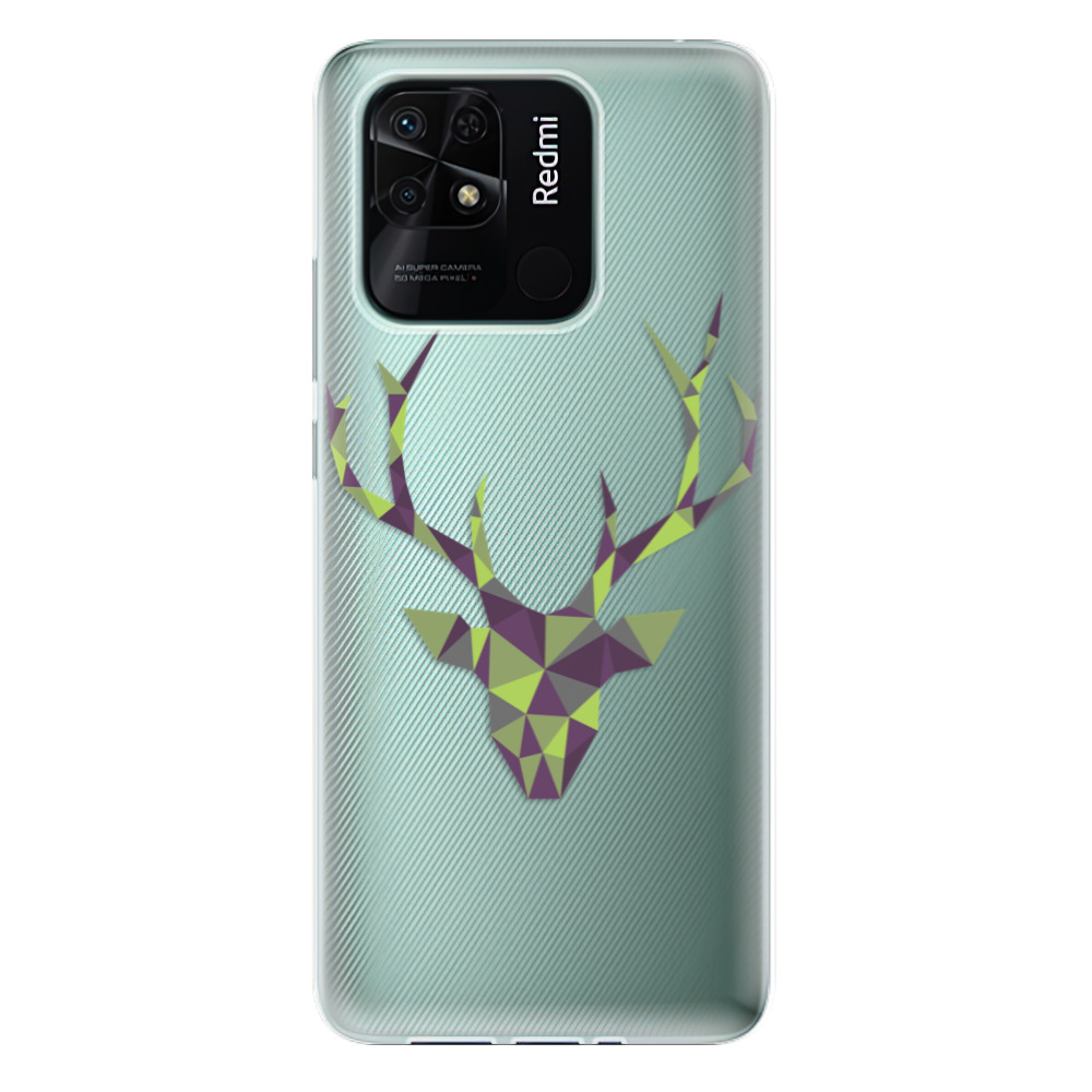 Odolné silikonové pouzdro iSaprio - Deer Green - Xiaomi Redmi 10C