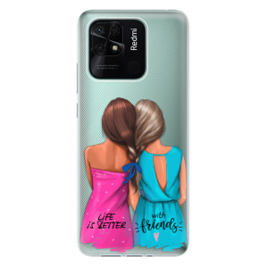 Silikonové pouzdro iSaprio - Xiaomi Redmi 10C - Best Friends