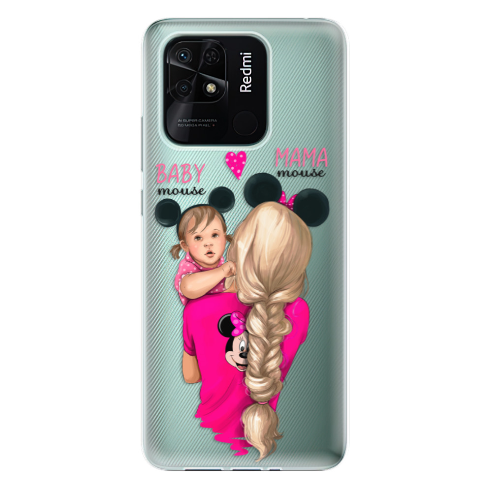 Odolné silikonové pouzdro iSaprio - Mama Mouse Blond and Girl - Xiaomi Redmi 10C