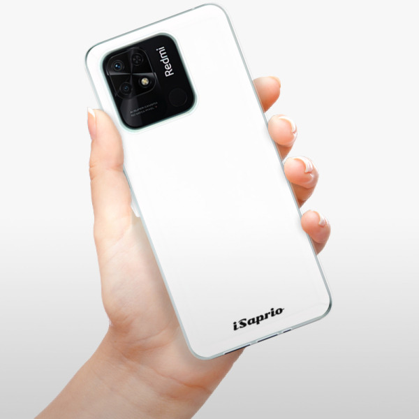 Silikonové pouzdro iSaprio - Xiaomi Redmi 10C - 4Pure bílé