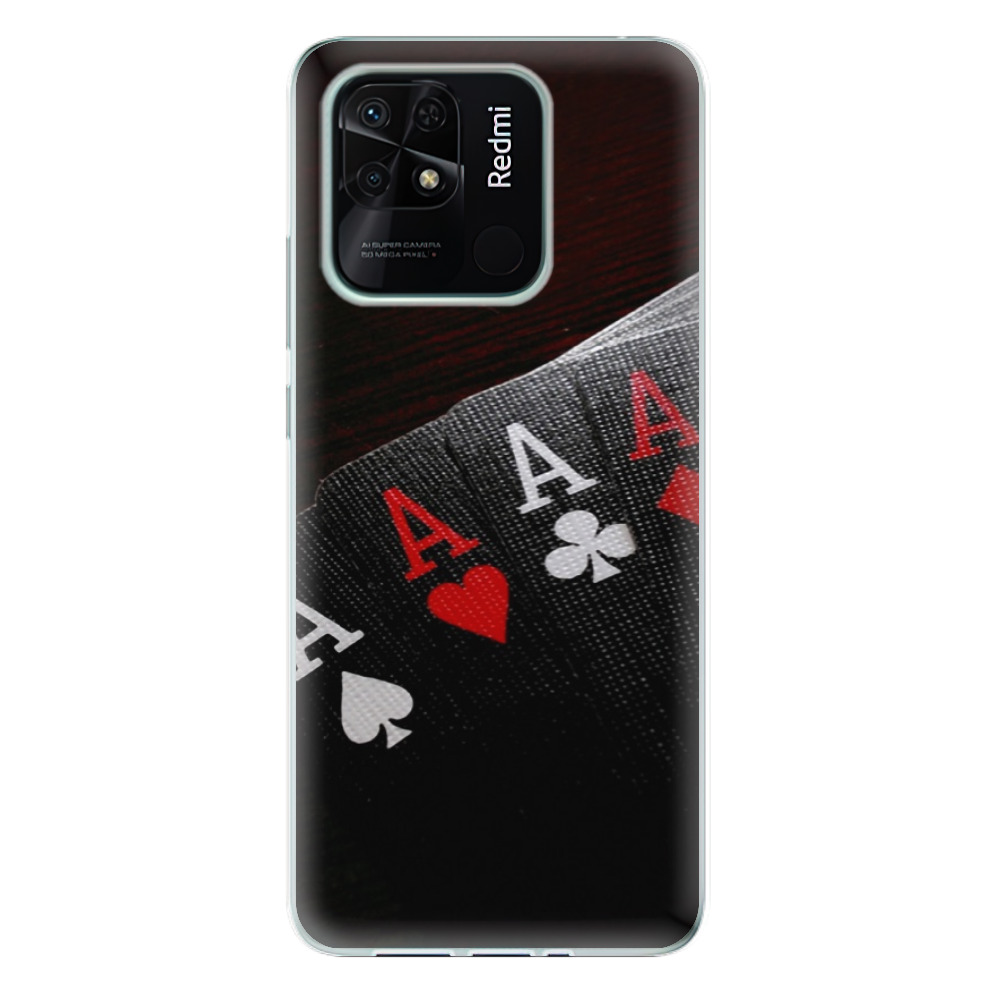 Silikonové odolné pouzdro iSaprio - Poker na mobil Xiaomi Redmi 10C (Silikonový odolný kryt, obal, pouzdro iSaprio - Poker na mobilní telefon Xiaomi Redmi 10C)