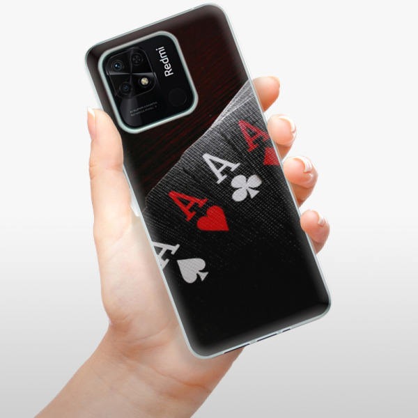 Silikonové pouzdro iSaprio - Xiaomi Redmi 10C - Poker