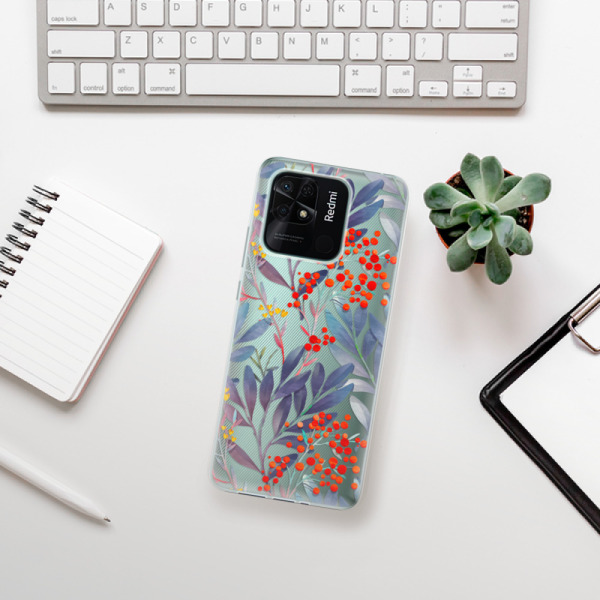 Silikonové pouzdro iSaprio - Xiaomi Redmi 10C - Rowanberry