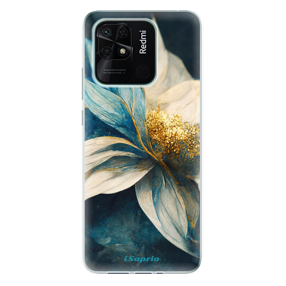 Odolné silikonové pouzdro iSaprio - Blue Petals - Xiaomi Redmi 10C