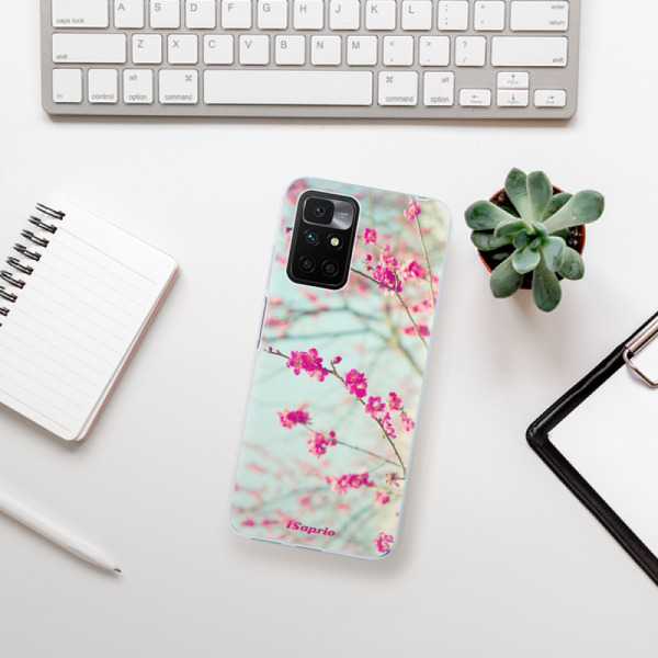 Silikonové pouzdro iSaprio - Xiaomi Redmi 10 - Blossom 01