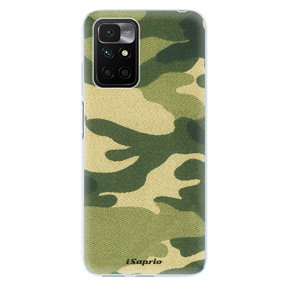 Odolné silikonové pouzdro iSaprio - Green Camuflage 01 - Xiaomi Redmi 10