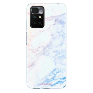 Silikonové pouzdro iSaprio - Xiaomi Redmi 10 - Raibow Marble 10