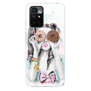 Silikonové odolné pouzdro iSaprio - Donuts 10 na mobil Xiaomi Redmi 10