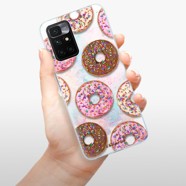Silikonové pouzdro iSaprio - Xiaomi Redmi 10 - Donuts 11