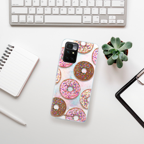 Silikonové pouzdro iSaprio - Xiaomi Redmi 10 - Donuts 11