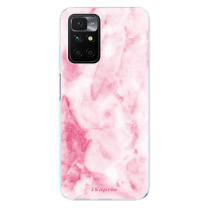 Silikonové pouzdro iSaprio - Xiaomi Redmi 10 - RoseMarble 16