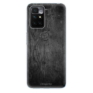 Silikonové odolné pouzdro iSaprio - Black Wood 13 na mobil Xiaomi Redmi 10