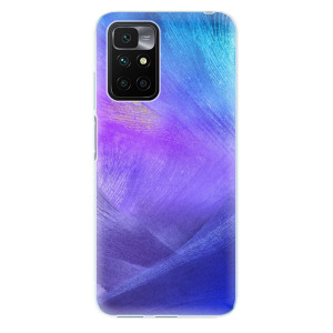 Silikonové pouzdro iSaprio - Xiaomi Redmi 10 - Purple Feathers