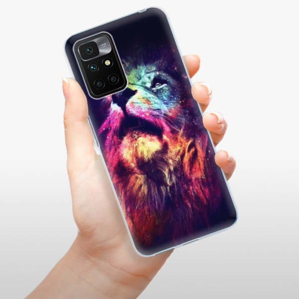 Silikonové pouzdro iSaprio - Xiaomi Redmi 10 - Lion in Colors