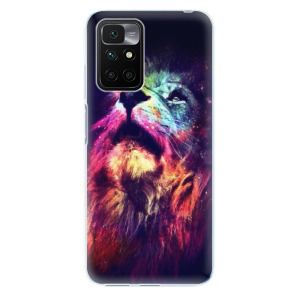 Silikonové pouzdro iSaprio - Xiaomi Redmi 10 - Lion in Colors