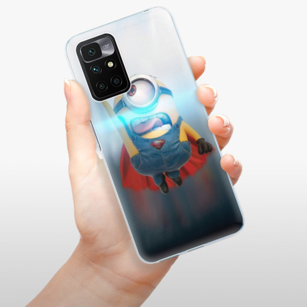 Silikonové pouzdro iSaprio - Xiaomi Redmi 10 - Mimons Superman 02