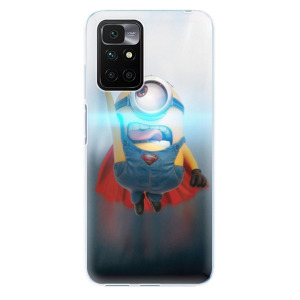 Silikonové pouzdro iSaprio - Xiaomi Redmi 10 - Mimons Superman 02