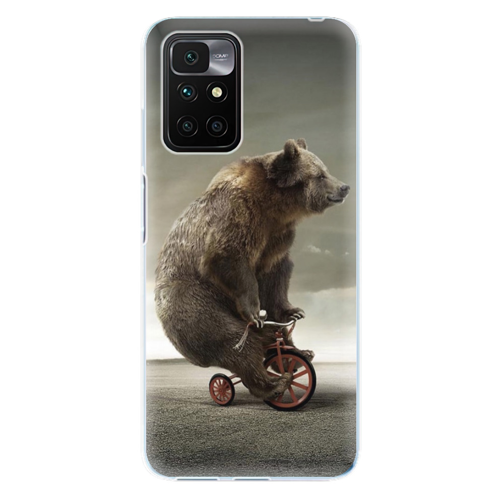 Silikonové odolné pouzdro iSaprio - Bear 01 na mobil Xiaomi Redmi 10 (Silikonový odolný kryt, obal, pouzdro iSaprio - Bear 01 na mobilní telefon Xiaomi Redmi 10)