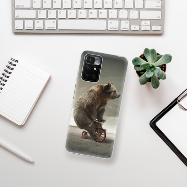 Silikonové pouzdro iSaprio - Xiaomi Redmi 10 - Bear 01