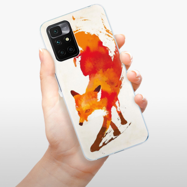 Silikonové pouzdro iSaprio - Xiaomi Redmi 10 - Fast Fox