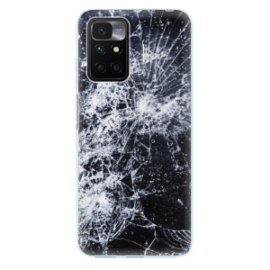 Silikonové odolné pouzdro iSaprio - Cracked na mobil Xiaomi Redmi 10