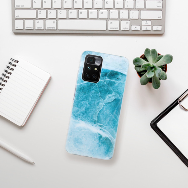 Silikonové pouzdro iSaprio - Xiaomi Redmi 10 - Blue Marble