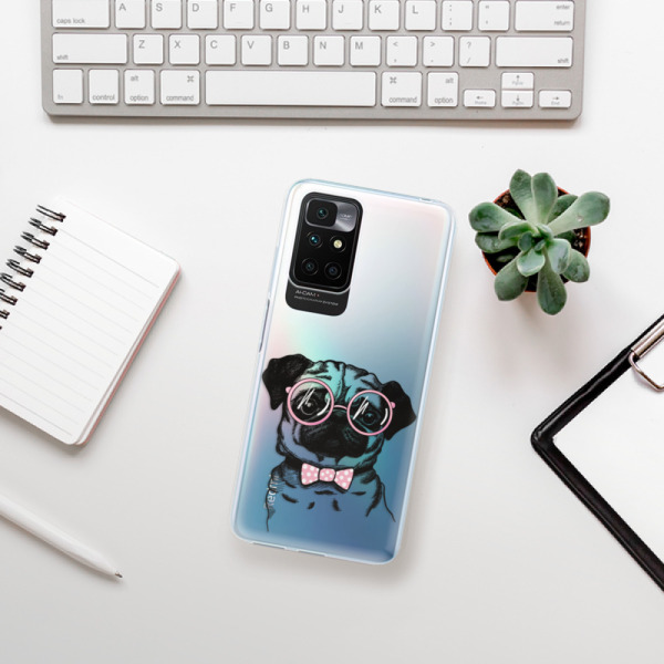 Silikonové pouzdro iSaprio - Xiaomi Redmi 10 - The Pug