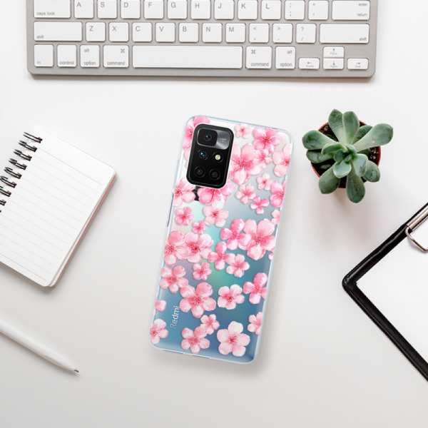 Silikonové pouzdro iSaprio - Xiaomi Redmi 10 - Flower Pattern 05