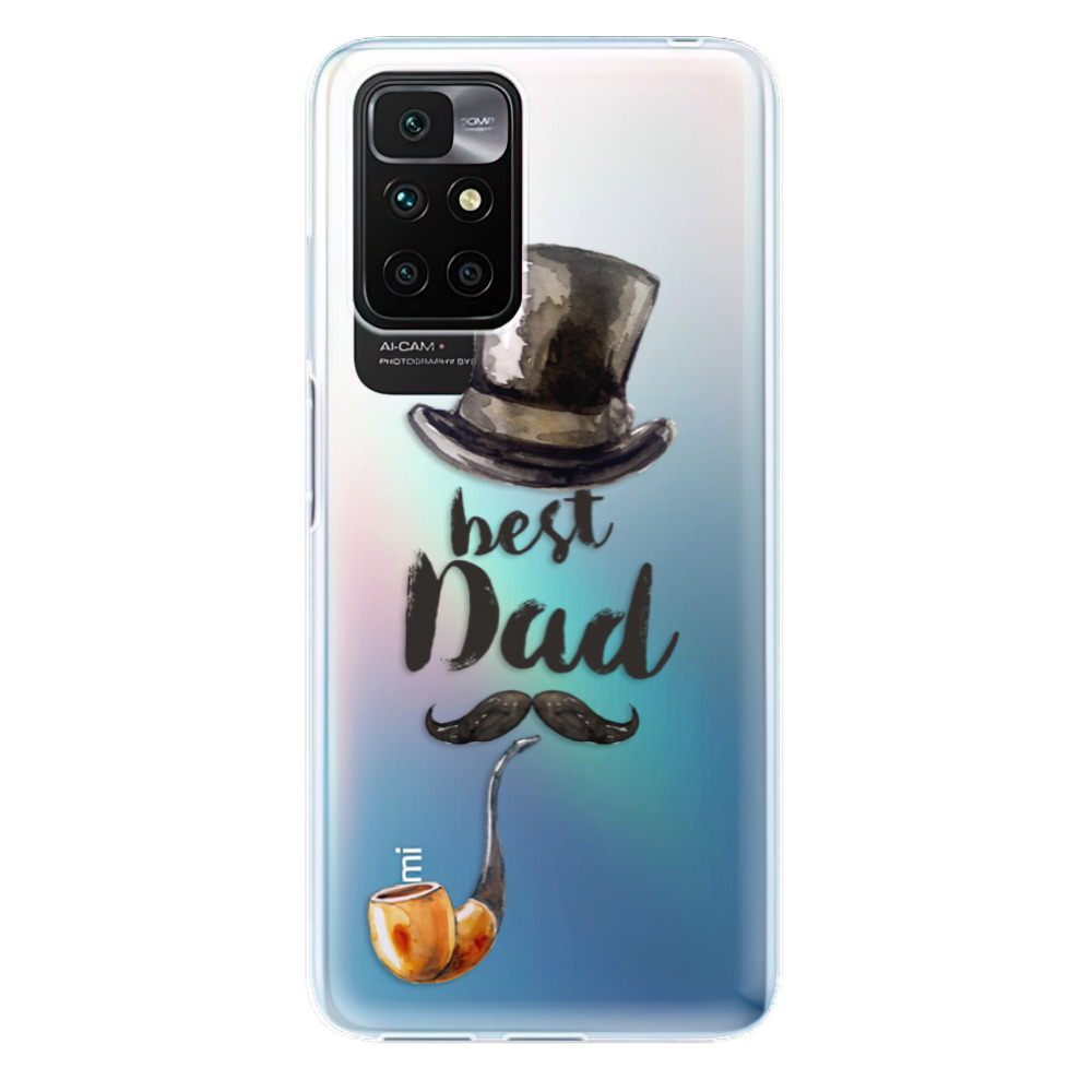 Odolné silikonové pouzdro iSaprio - Best Dad - Xiaomi Redmi 10