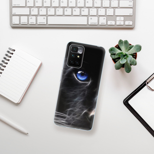 Silikonové pouzdro iSaprio - Xiaomi Redmi 10 - Black Puma
