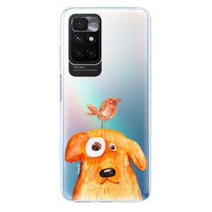 Silikonové odolné pouzdro iSaprio - Dog And Bird na mobil Xiaomi Redmi 10