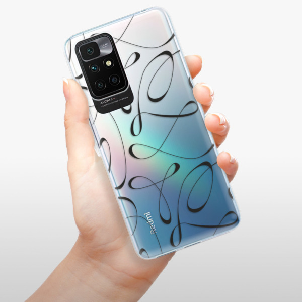 Silikonové pouzdro iSaprio - Xiaomi Redmi 10 - Fancy black