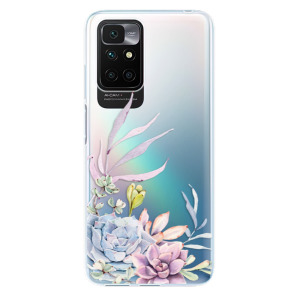 Silikonové pouzdro iSaprio - Xiaomi Redmi 10 - Succulent 01