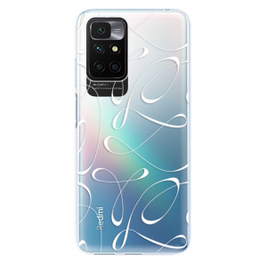 Silikonové odolné pouzdro iSaprio - Fancy - white na mobil Xiaomi Redmi 10