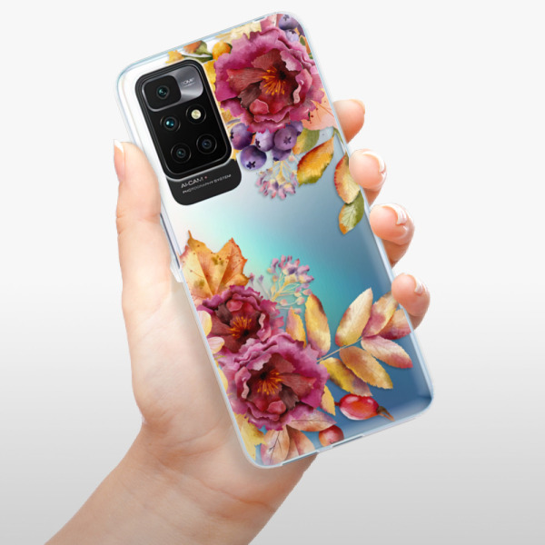 Silikonové pouzdro iSaprio - Xiaomi Redmi 10 - Fall Flowers