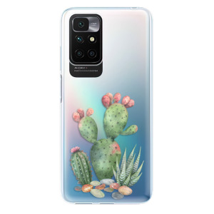 Silikonové odolné pouzdro iSaprio - Cacti 01 na mobil Xiaomi Redmi 10