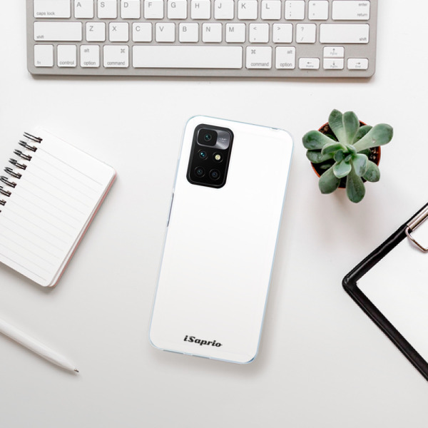Silikonové pouzdro iSaprio - Xiaomi Redmi 10 - 4Pure bílé