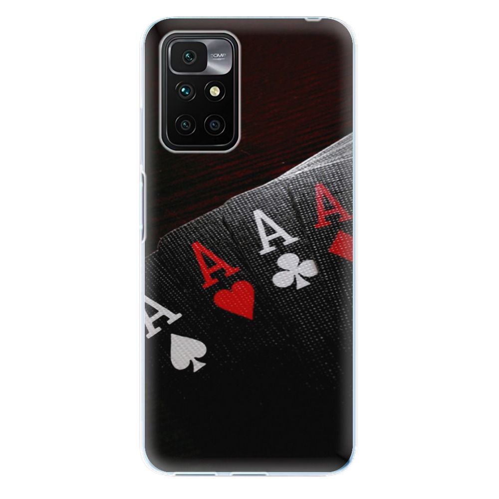 Silikonové odolné pouzdro iSaprio - Poker na mobil Xiaomi Redmi 10 (Silikonový odolný kryt, obal, pouzdro iSaprio - Poker na mobilní telefon Xiaomi Redmi 10)