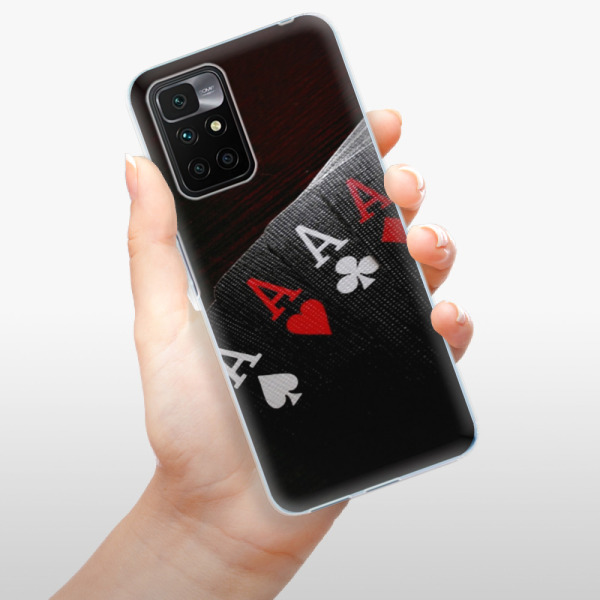 Silikonové pouzdro iSaprio - Xiaomi Redmi 10 - Poker
