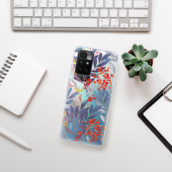 Silikonové pouzdro iSaprio - Xiaomi Redmi 10 - Rowanberry