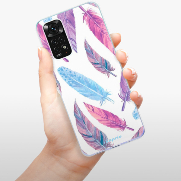 Silikonové pouzdro iSaprio - Xiaomi Redmi Note 11 / Note 11S - Feather Pattern 10