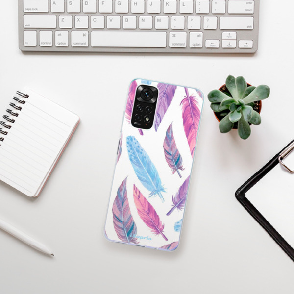 Silikonové pouzdro iSaprio - Xiaomi Redmi Note 11 / Note 11S - Feather Pattern 10