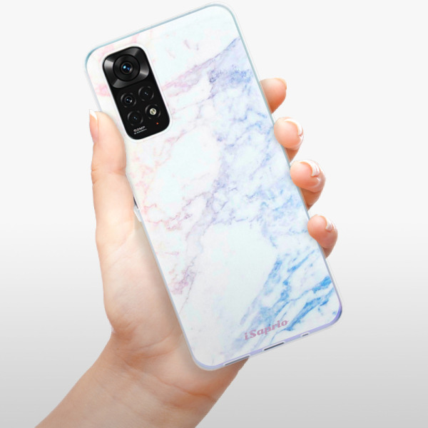 Silikonové pouzdro iSaprio - Xiaomi Redmi Note 11 / Note 11S - Raibow Marble 10