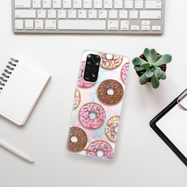 Silikonové pouzdro iSaprio - Xiaomi Redmi Note 11 / Note 11S - Donuts 11
