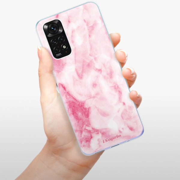 Silikonové pouzdro iSaprio - Xiaomi Redmi Note 11 / Note 11S - RoseMarble 16