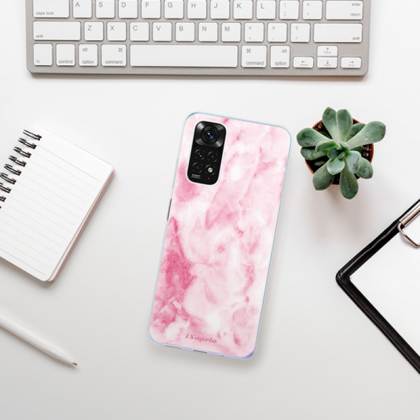 Silikonové pouzdro iSaprio - Xiaomi Redmi Note 11 / Note 11S - RoseMarble 16
